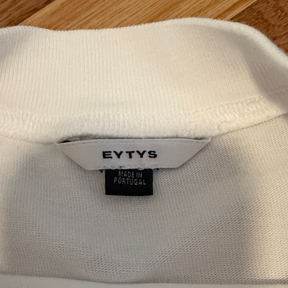 Women’s White Long Sleeve Shirt with Graphic Text - Picture 3 of 7